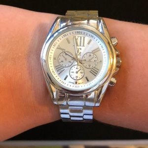 Silver watch